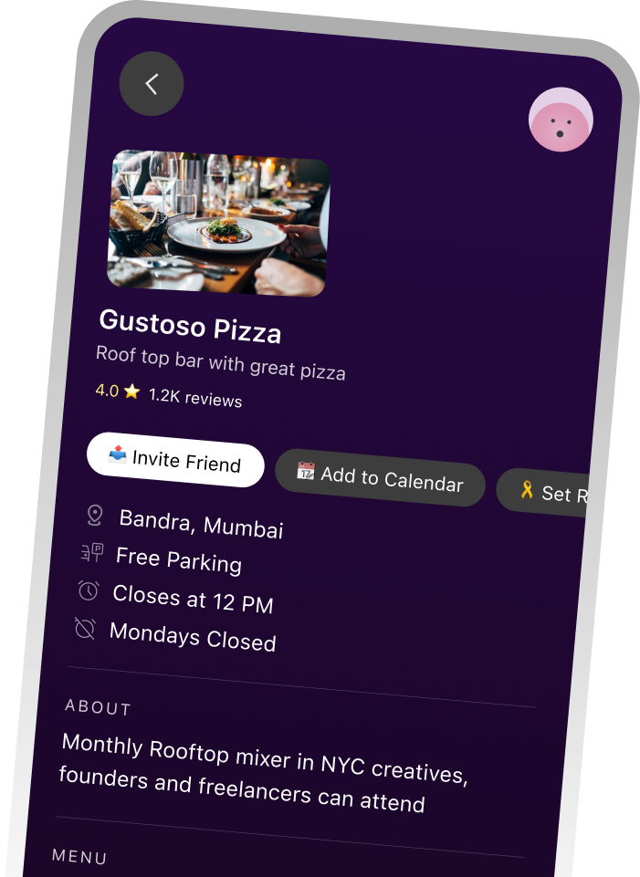 Gustoso Pizza detail